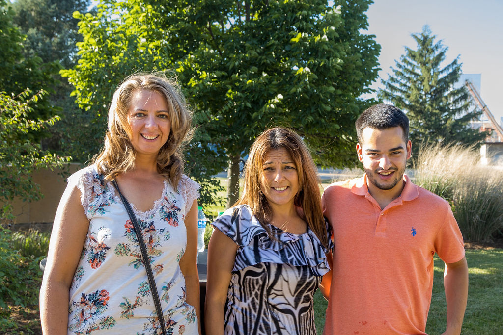 Susan Morgan, Christina and Thomas Walker